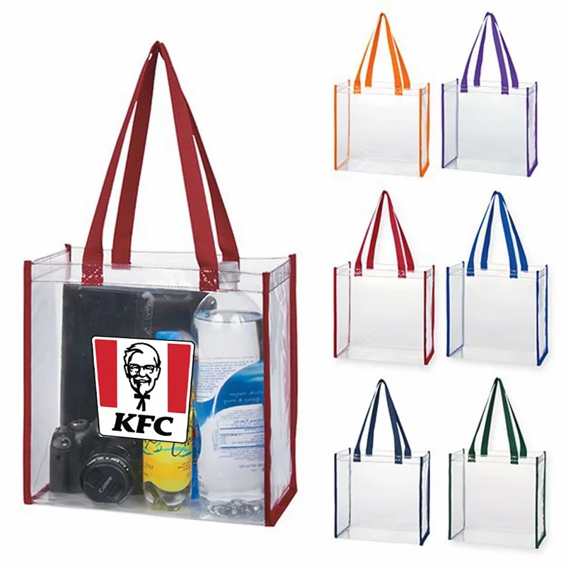 Clear Tote Bags - Custom Ribbons Now