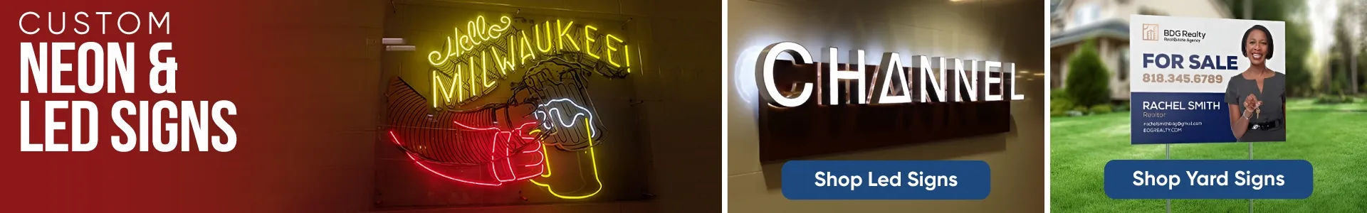 CustomRibbonsNow.Com Signs