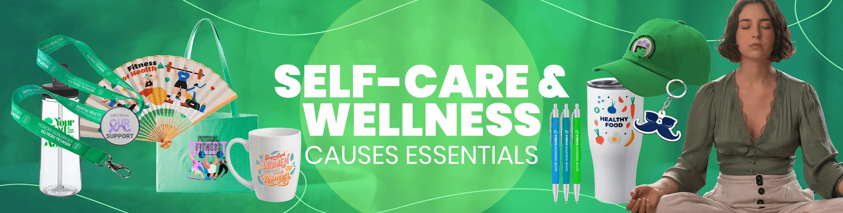 CustomRibbonsNow.Com Self-Care and Wellness Causes