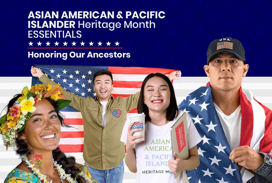 CustomRibbonsNow.Com Asian American and Pacific Islander Heritage Month