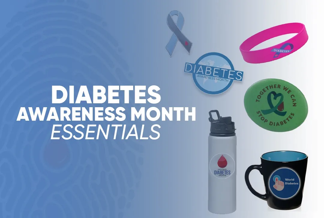 CustomRibbonsNow.Com Diabetes Awareness Month