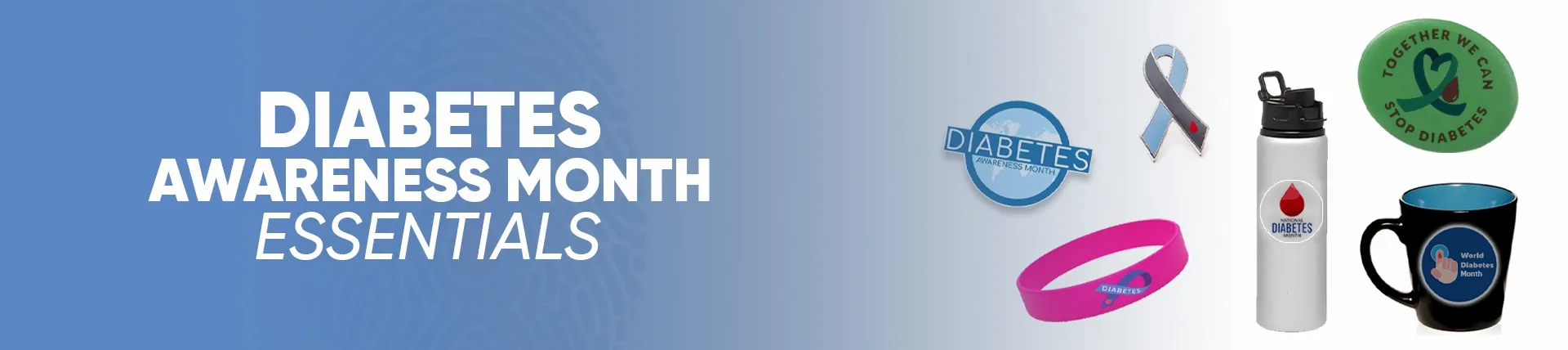 CustomRibbonsNow.Com Diabetes Awareness Month