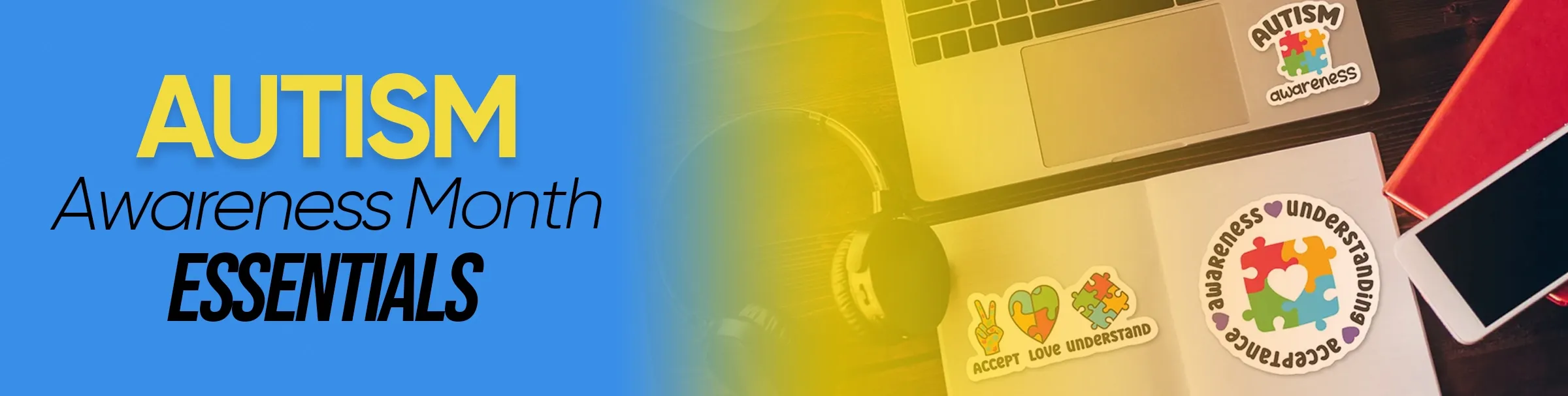 CustomRibbonsNow.Com Autism Awareness Month