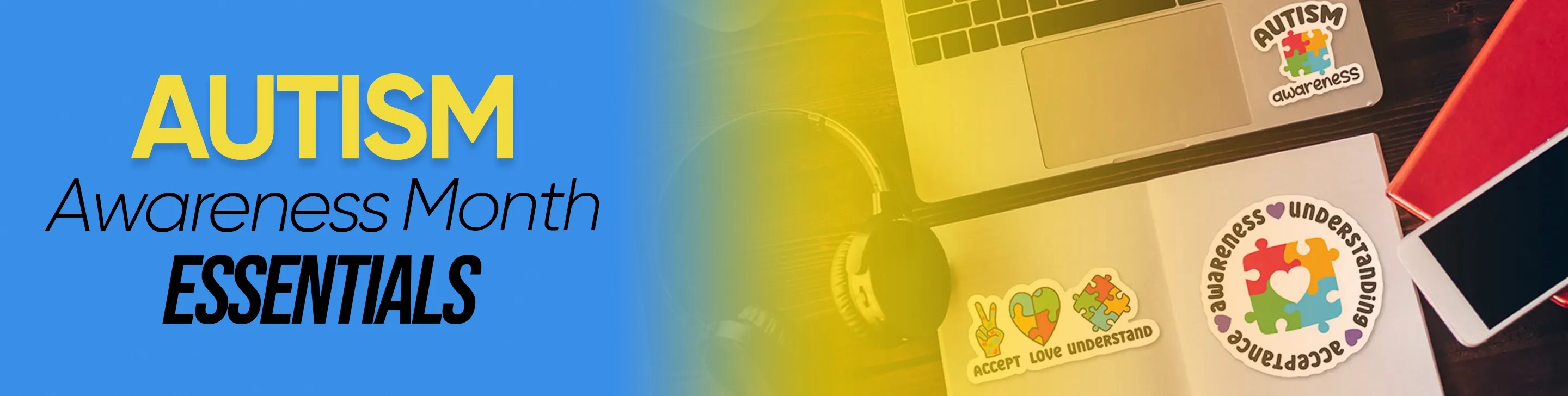 CustomRibbonsNow.Com Autism Awareness Month