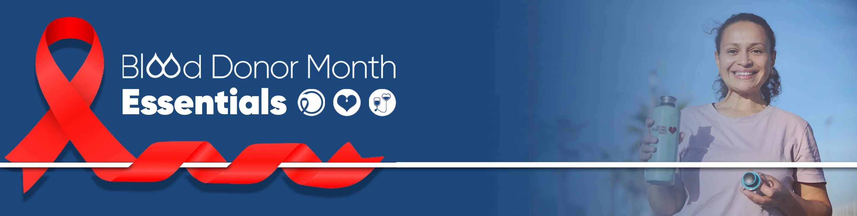 CustomRibbonsNow.Com Blood Donor Month