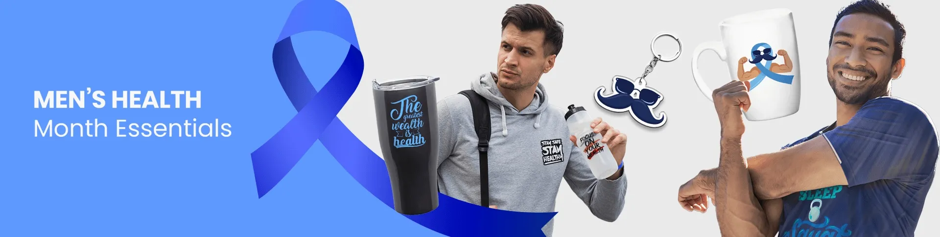 CustomRibbonsNow.Com Men's Health Month