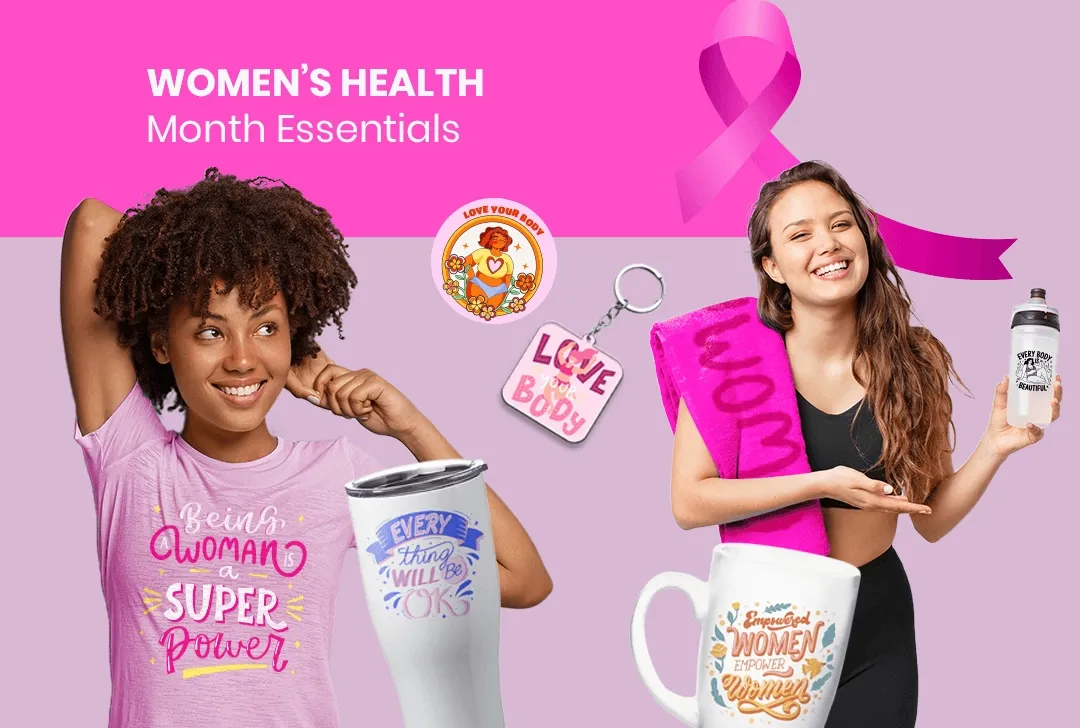 CustomRibbonsNow.Com Women's Health Month