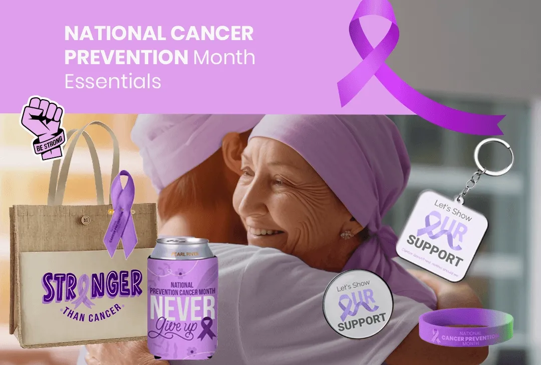 CustomRibbonsNow.Com National Cancer Prevention Month