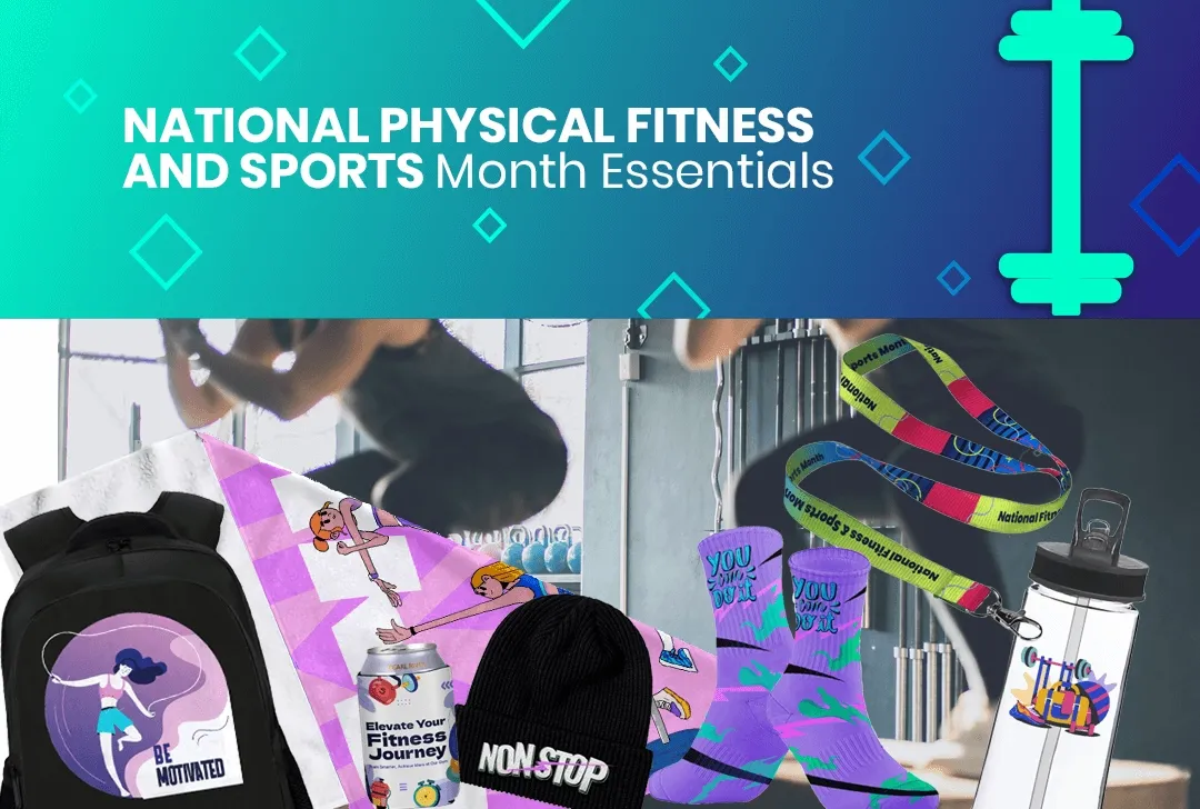 CustomRibbonsNow.Com National Physical Fitness and Sports Month