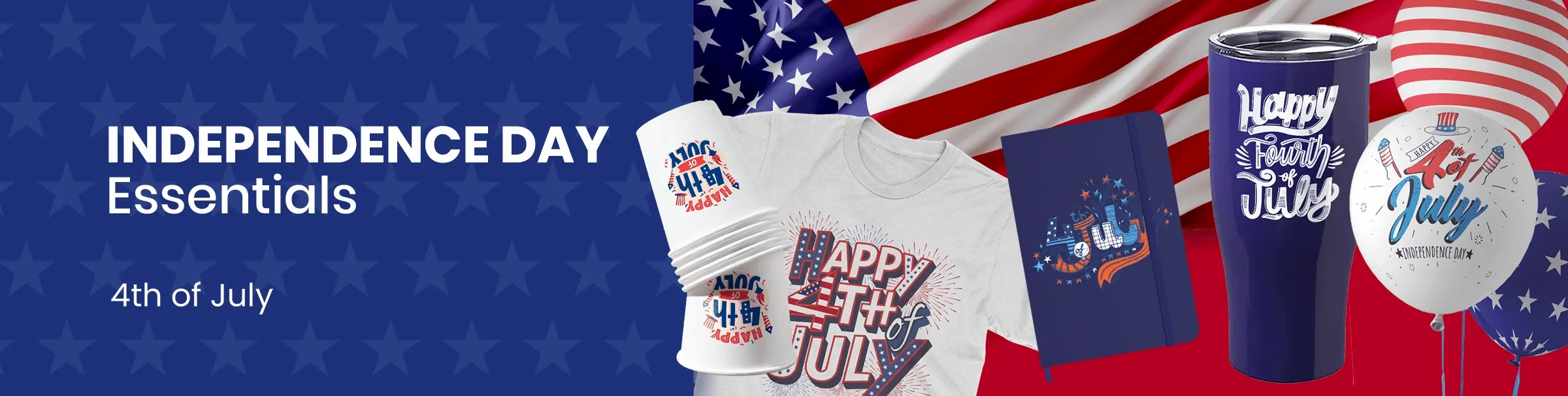 CustomRibbonsNow.Com Independence Day