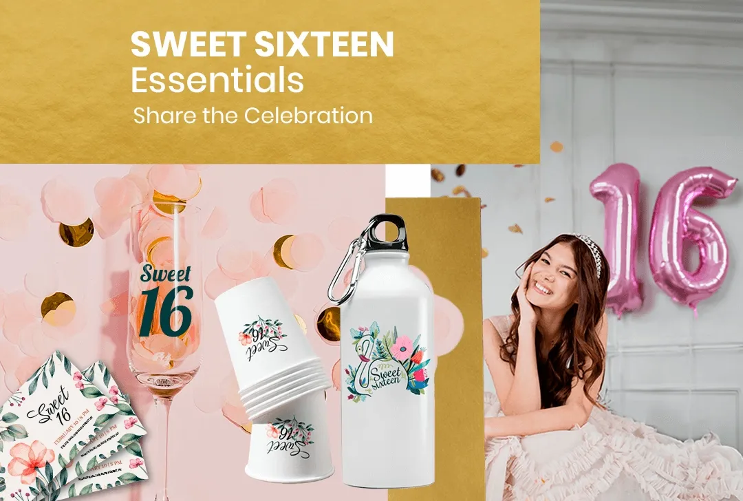 CustomRibbonsNow.Com Sweet Sixteen