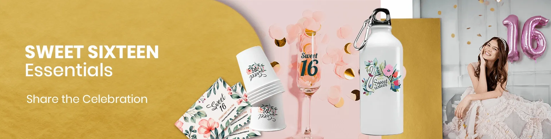 CustomRibbonsNow.Com Sweet Sixteen