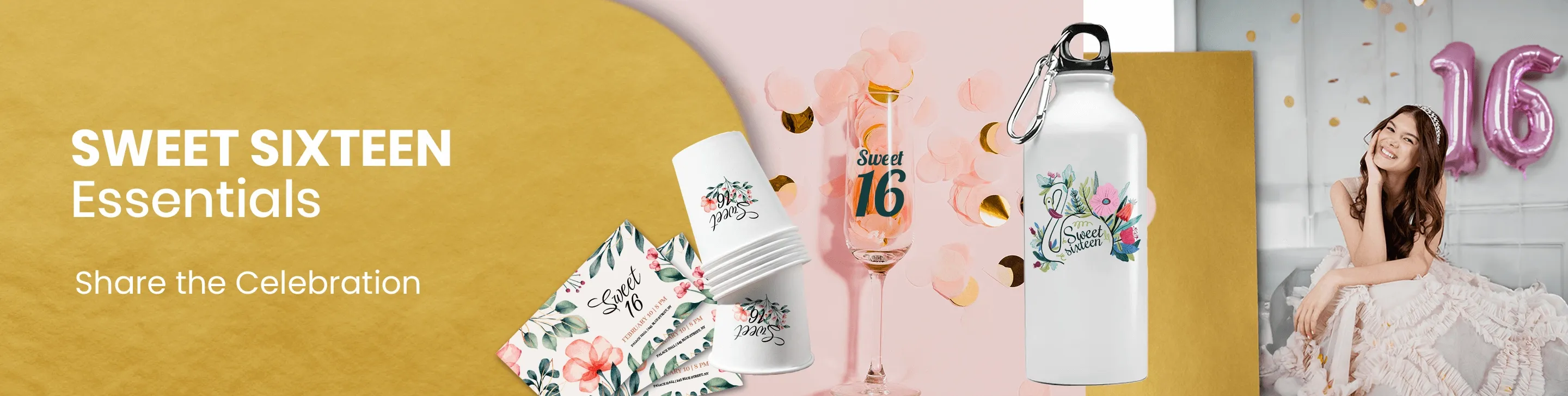 CustomRibbonsNow.Com Sweet Sixteen