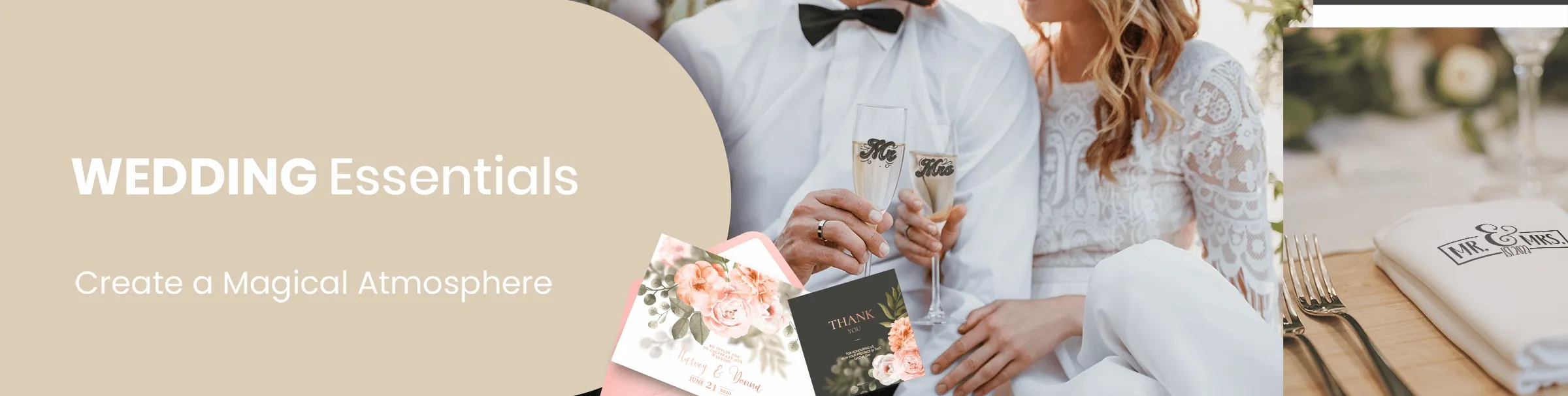 CustomRibbonsNow.Com Wedding