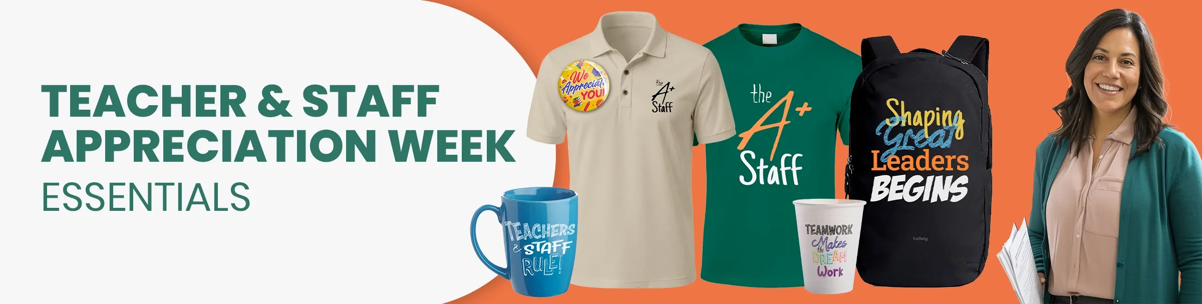 CustomRibbonsNow.Com Teacher & Staff Appreciation Week