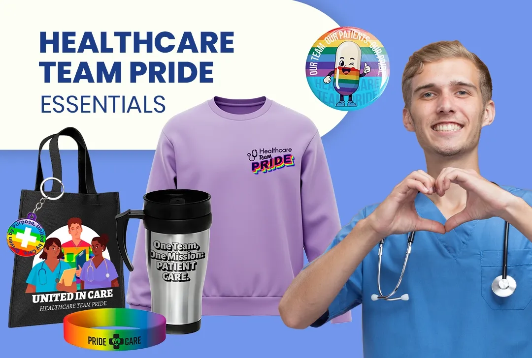 CustomRibbonsNow.Com Healthcare Team Pride