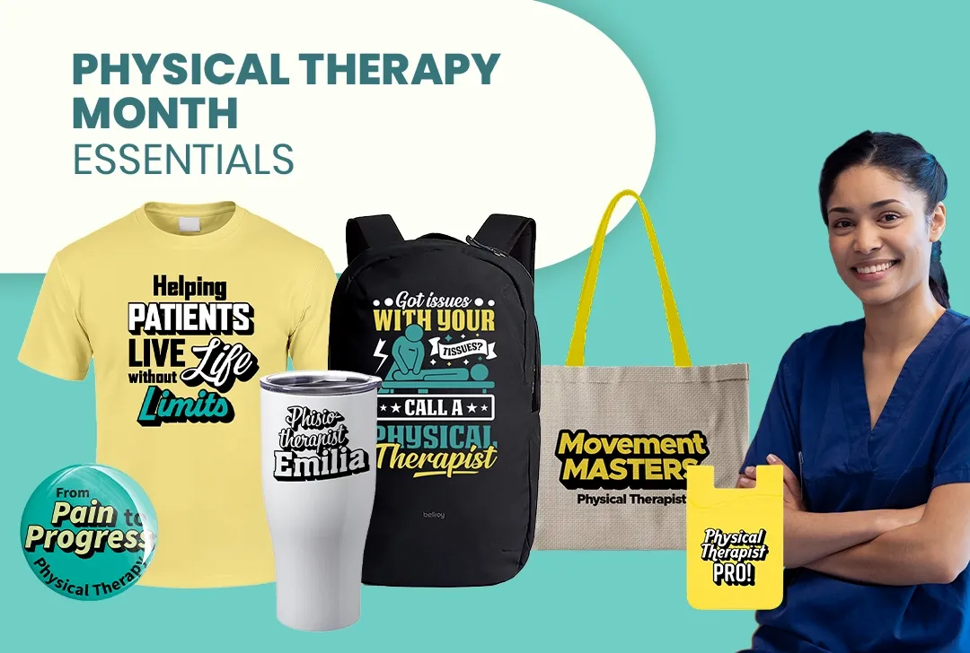 CustomRibbonsNow.Com Physical Therapy Month