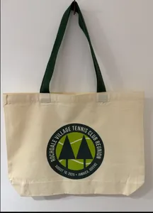 CustomRibbonsNow.Com - Custom Natural Cotton Tote Bag