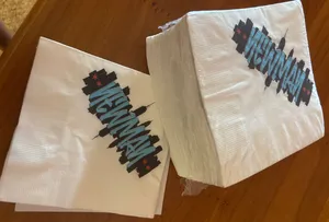 CustomRibbonsNow.Com - Custom Beverage Napkin