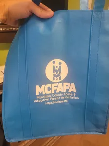 CustomRibbonsNow.Com - Custom Reusable Grocery Tote Bag