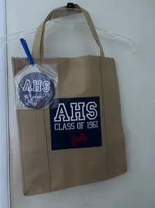 CustomRibbonsNow.Com - Custom Reusable Grocery Tote Bag