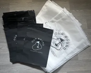 CustomRibbonsNow.Com - Zipper Frosted Bags