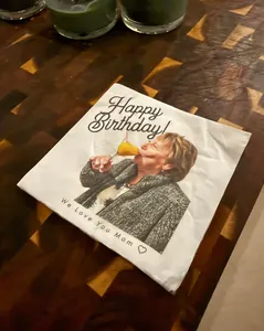 CustomRibbonsNow.Com - Custom Paper Beverage Napkin