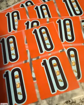 Heat Transfer Patches - There is an event called TENS that I came up with where people have to Run 10 miles drink 10 beers and eat 10 burgers If they are able to complete this they get a patch