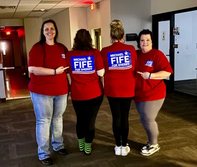 Gildan Adult 50/50 T-Shirt - Sheriff Campaign