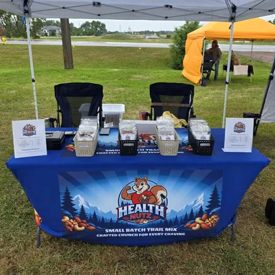 Custom Rectangle Table Covers - We got our new table cloth for our Vendors events now Thank you so much
