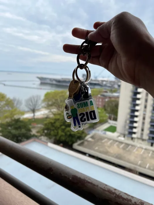 CustomRibbonsNow.Com - Acrylic Keychain