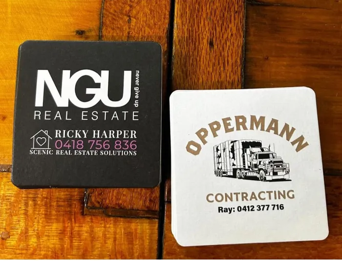 CustomRibbonsNow.Com - Pulpboard Coasters