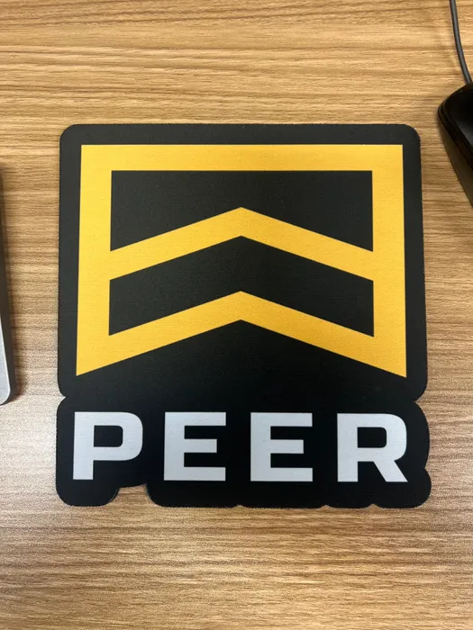 CustomRibbonsNow.Com - Custom Shape Die Cut Mouse Pad