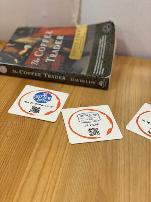 CustomRibbonsNow.Com - Kraft Paper Coaster