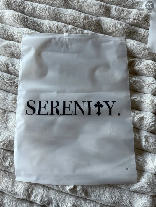 CustomRibbonsNow.Com - Zipper Frosted Bag