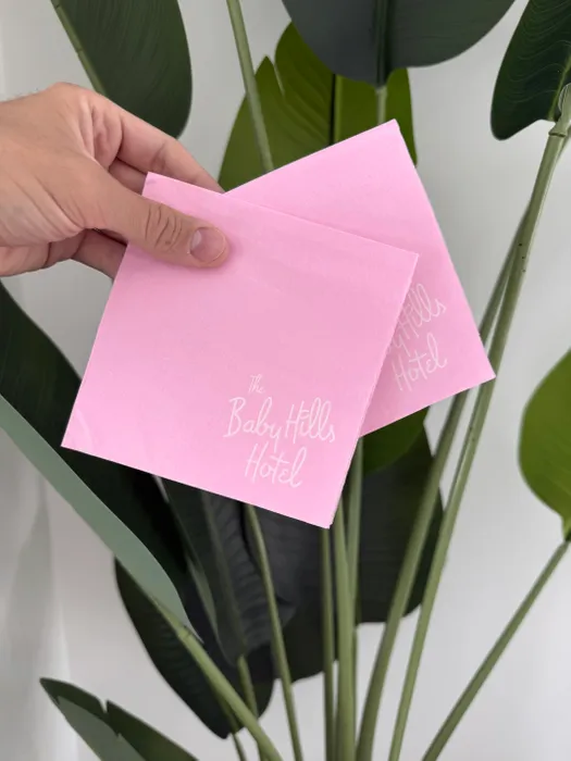 CustomRibbonsNow.Com - Custom Beverage Napkin