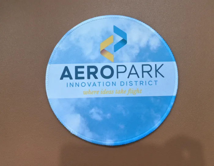 CustomRibbonsNow.Com - Custom Round Mouse Pad