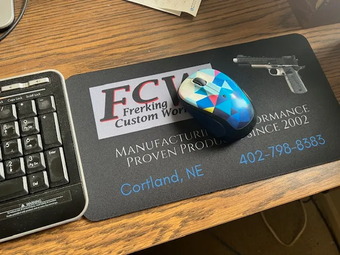 CustomRibbonsNow.Com - Custom Printed Rectangular Mouse Pad