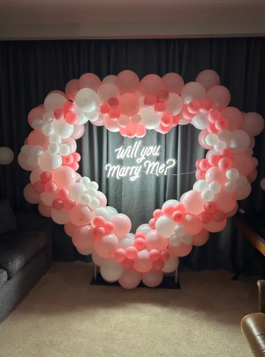 CustomRibbonsNow.Com - Will You Marry Me LED Neon Sign