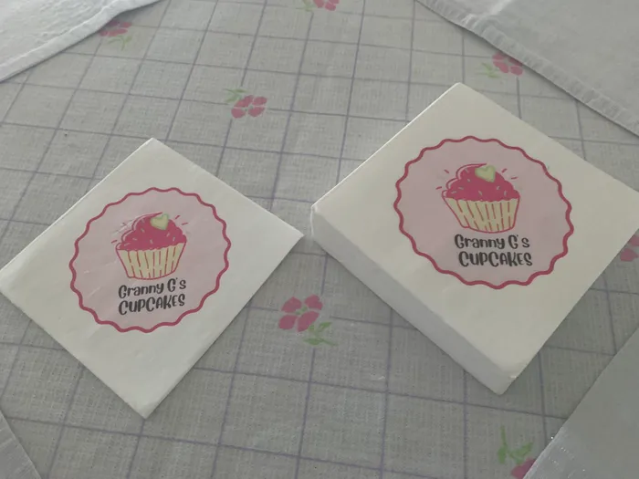 CustomRibbonsNow.Com - Custom Beverage Napkin