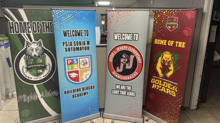CustomRibbonsNow.Com - Roll Up Banner Stands