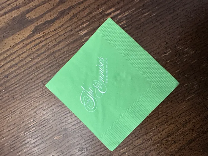 CustomRibbonsNow.Com - Custom Paper Beverage Napkin