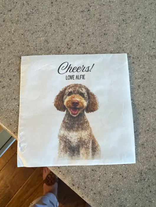 CustomRibbonsNow.Com - Custom Paper Beverage Napkin