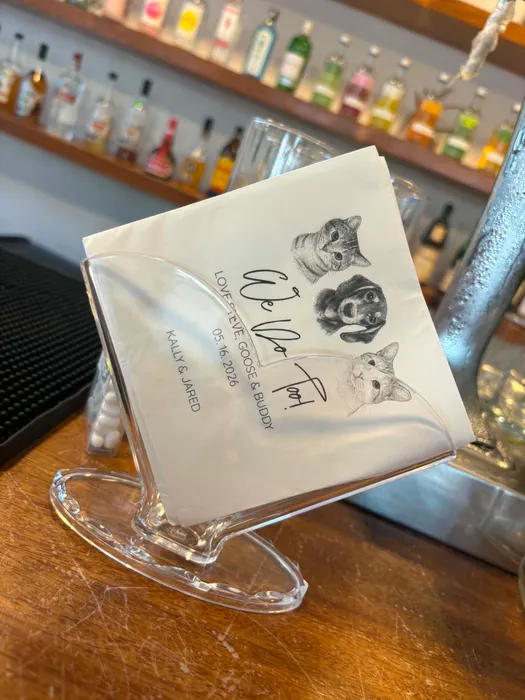 CustomRibbonsNow.Com - Custom Paper Beverage Napkin