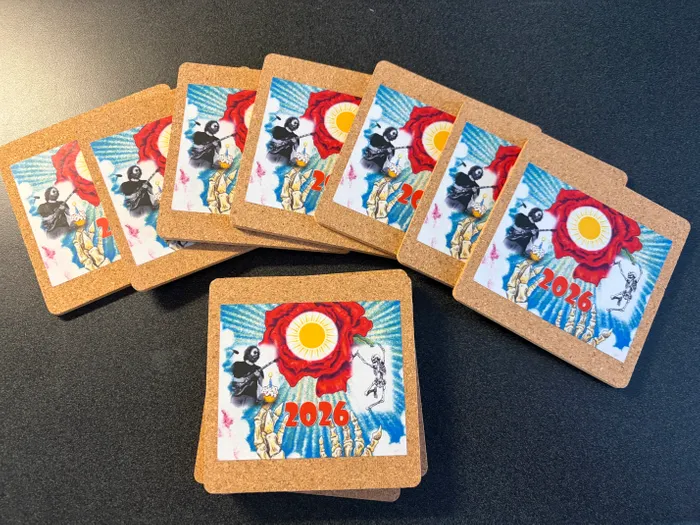 CustomRibbonsNow.Com - Cork Coasters