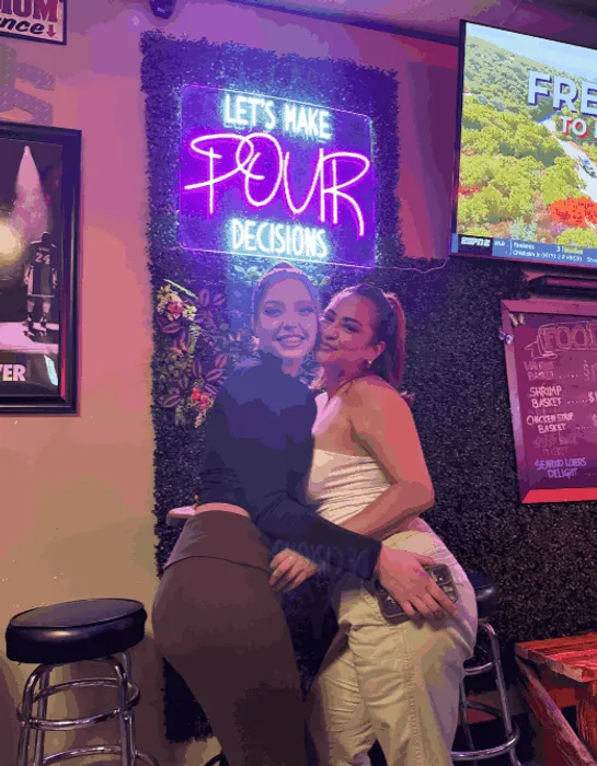 CustomRibbonsNow.Com - Let's Make Pour Decisions Neon Signs