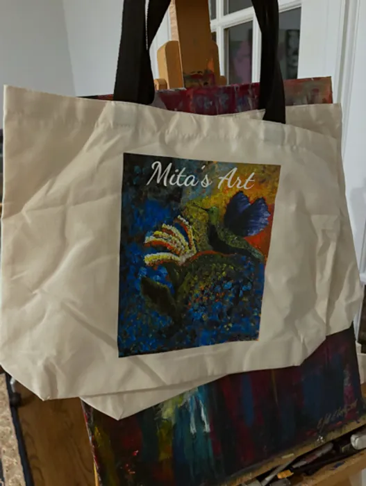 CustomRibbonsNow.Com - Custom Natural Cotton Tote Bag