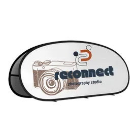 Horizontal Pop Up Banners - Custom Ribbons Now