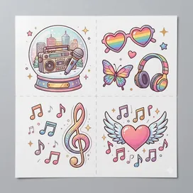 Tear & Share Tattoos - Custom Ribbons Now