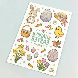 Temporary Tattoos Sheet - Custom Ribbons Now